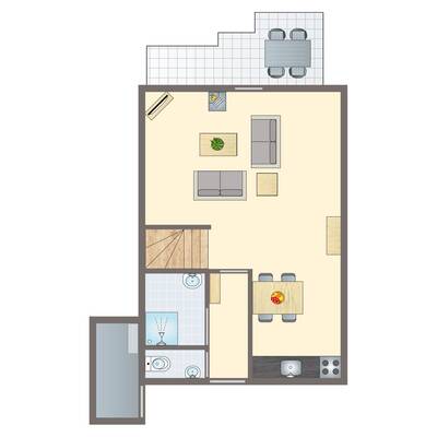 4-persoons bungalow