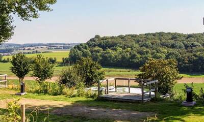 Kampeerplaats Comfort panoramaterras