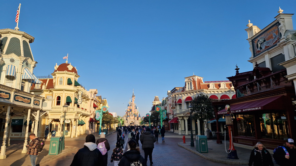 De Main Street van Disneyland Parijs