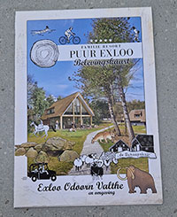 De beleveniskaart vind je in elk vakantiehuis op Landal Puur Exloo