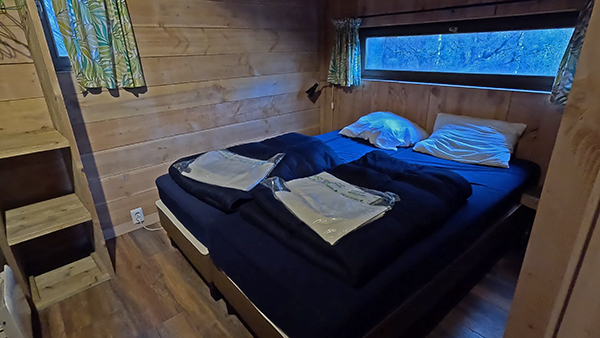 De ouderslaapkamer in de Boomhut XXL