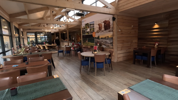 De Brasserie van EuroParcs Ruinen