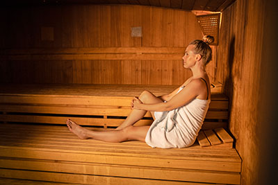 Sauna faciliteiten op vakantiepark De Huttenheugte