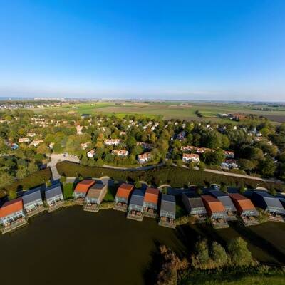 Aerial view of holiday park Center Parcs Park De Haan