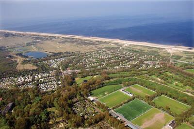 Aerial view of Roompot Holiday Park Kijkduin