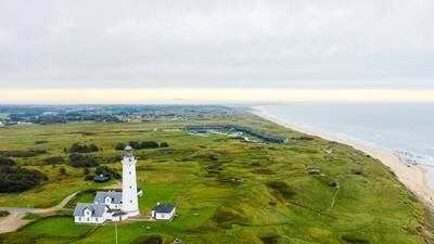 Luchtfoto van Landal Fyrklit