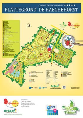 plattegrond Camping Haeghehorst