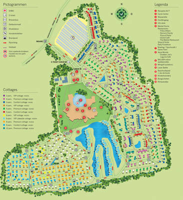 Plattegrond Center Parcs Park De Haan