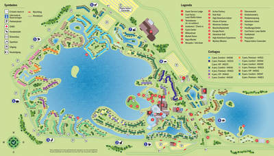 plattegrond centerparcs De Huttenheugte