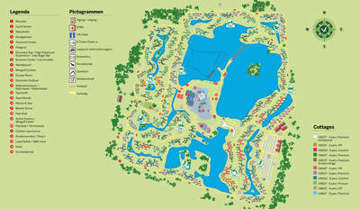 plattegrond centerparcs De Vossemeren