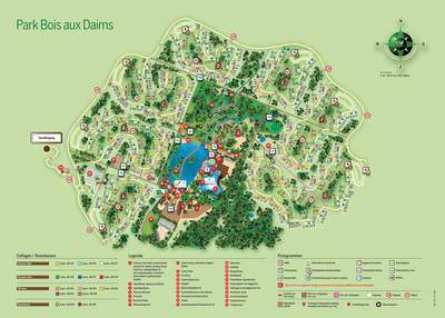 plattegrond centerparcs Le Bois aux Daims