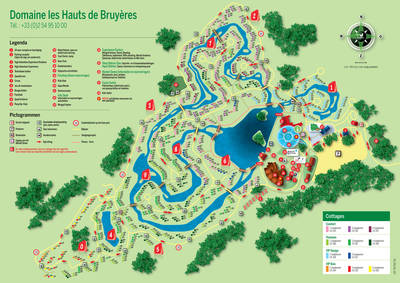 plattegrond centerparcs Les Hauts de Bruyères