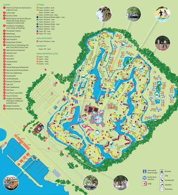 plattegrond Centerparcs de Eemhof