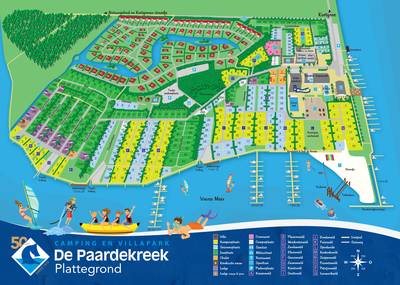 plattegrond De Paardekreek