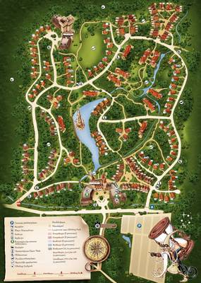 plattegrond Efteling Bosrijk