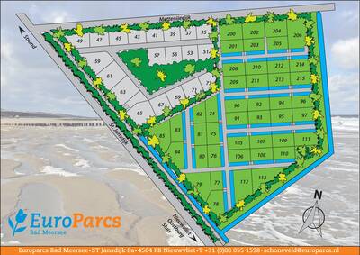 Plattegrond EuroParcs Bad MeerSee