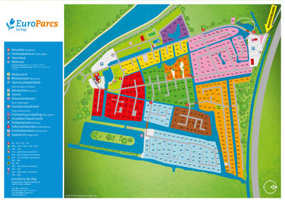 Plattegrond EuroParcs De Rijp