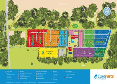 Plattegrond EuroParcs De Wije Werelt