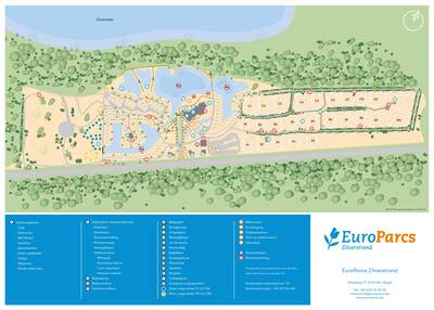 Plattegrond Europarcs EuroParcs Zilverstrand