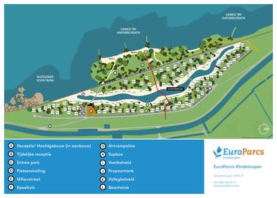 Plattegrond EuroParcs Hindeloopen