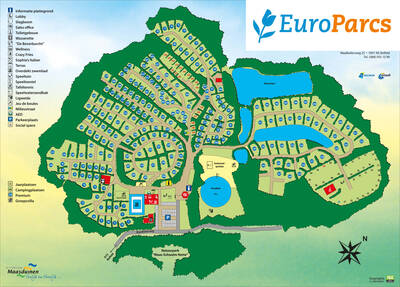 plattegrond EuroParcs Maasduinen