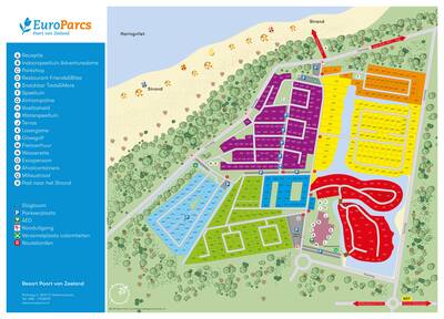plattegrond europarcs poort van zeeland Plattegrond EuroParcs Poort van Zeeland