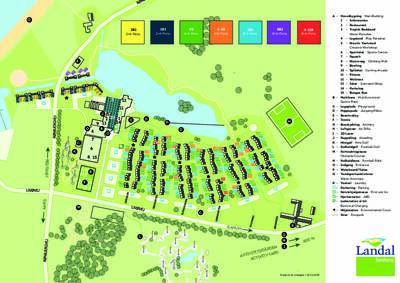 Plattegrond Landal Vakantiepark Rønbjerg