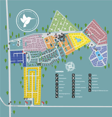 plattegrond Landgoed De IJsvogel