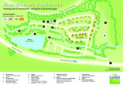 Plattegrond Nature Parc Saint Hubert