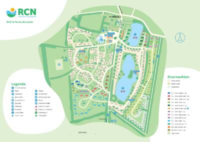 Plattegrond RCN la Ferme du Latois