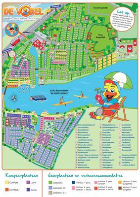 Plattegrond Recreatiecentrum De Vogel