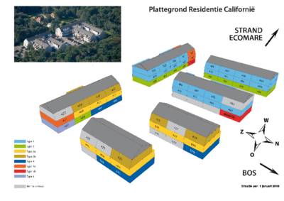 plattegrond Residentie Californie