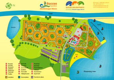 plattegrond Rhederlaagse Meren