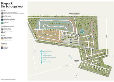 Plattegrond Roompot Bospark de Schaapskooi