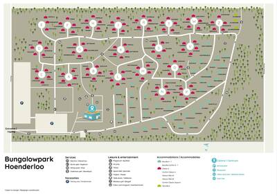 Plattegrond Roompot Bungalowpark Hoenderloo