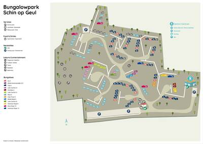 Plattegrond Roompot Bungalowpark Schin op Geul