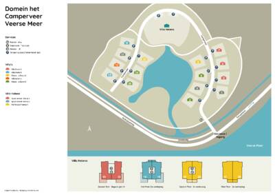 Plattegrond Roompot Domein het Camperveer