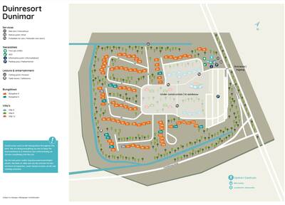 Plattegrond Roompot Duinresort Dunimar