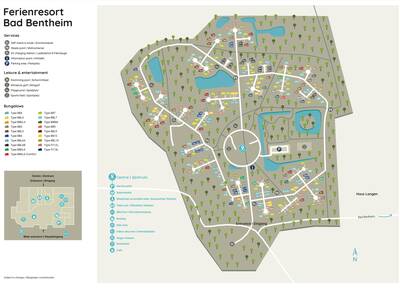 Plattegrond Roompot Ferienresort Bad Bentheim