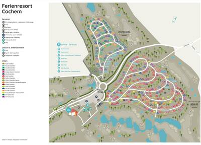 Plattegrond Roompot Ferienresort Cochem