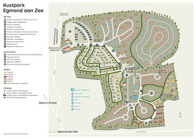 Plattegrond Roompot Kustpark Egmond aan Zee