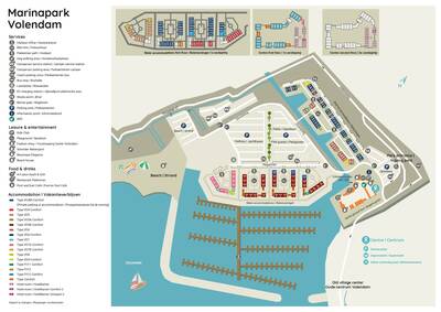 Plattegrond Roompot Marinapark Volendam