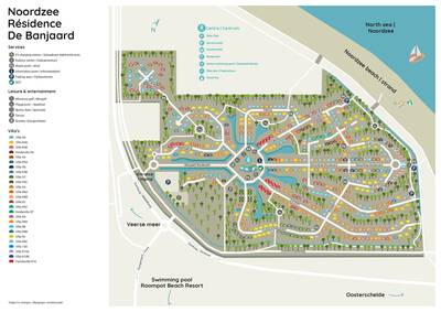 Plattegrond Roompot Noordzee Résidence De Banjaard