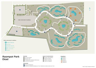 Plattegrond Roompot Park Eksel