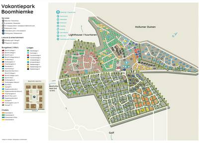 Plattegrond Roompot Vakantiepark Boomhiemke