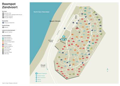 Plattegrond Roompot Zandvoort