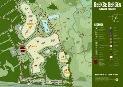 plattegrond Safari Resort Beekse Bergen