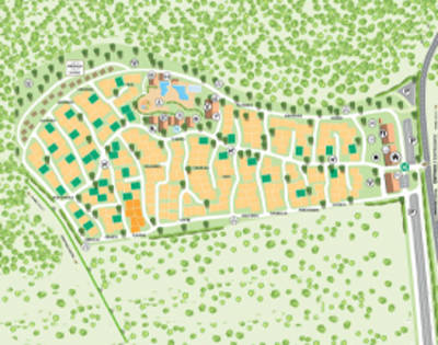 Plattegrond Soustons Village