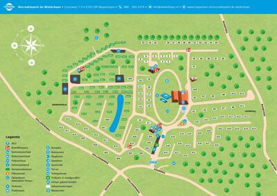 Plattegrond Topparken De Wielerbaan