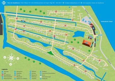 Plattegrond Topparken Parc de IJsselhoeve